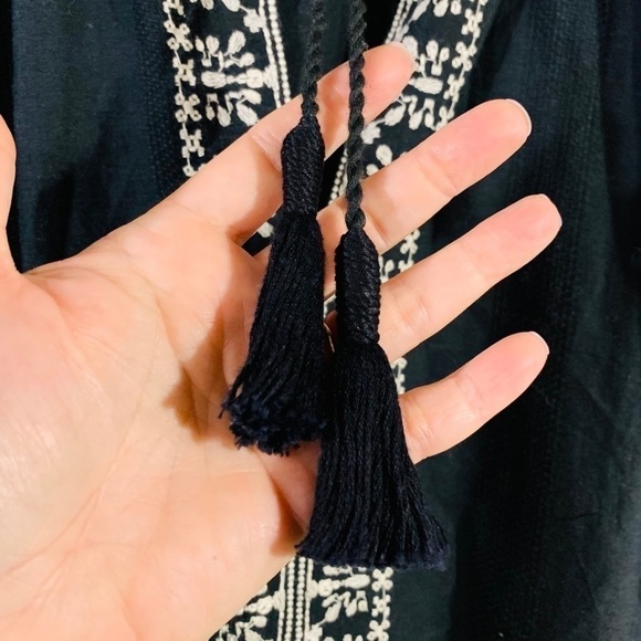 Madewell Embroidered Camelia Tassel Top - Picture 9 of 12